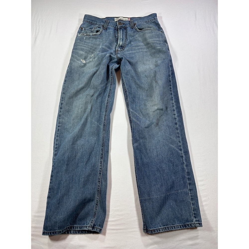 Levis 569 Loose Straight Leg Jeans Mens 31x32 Blue Denim Baggy Distressed